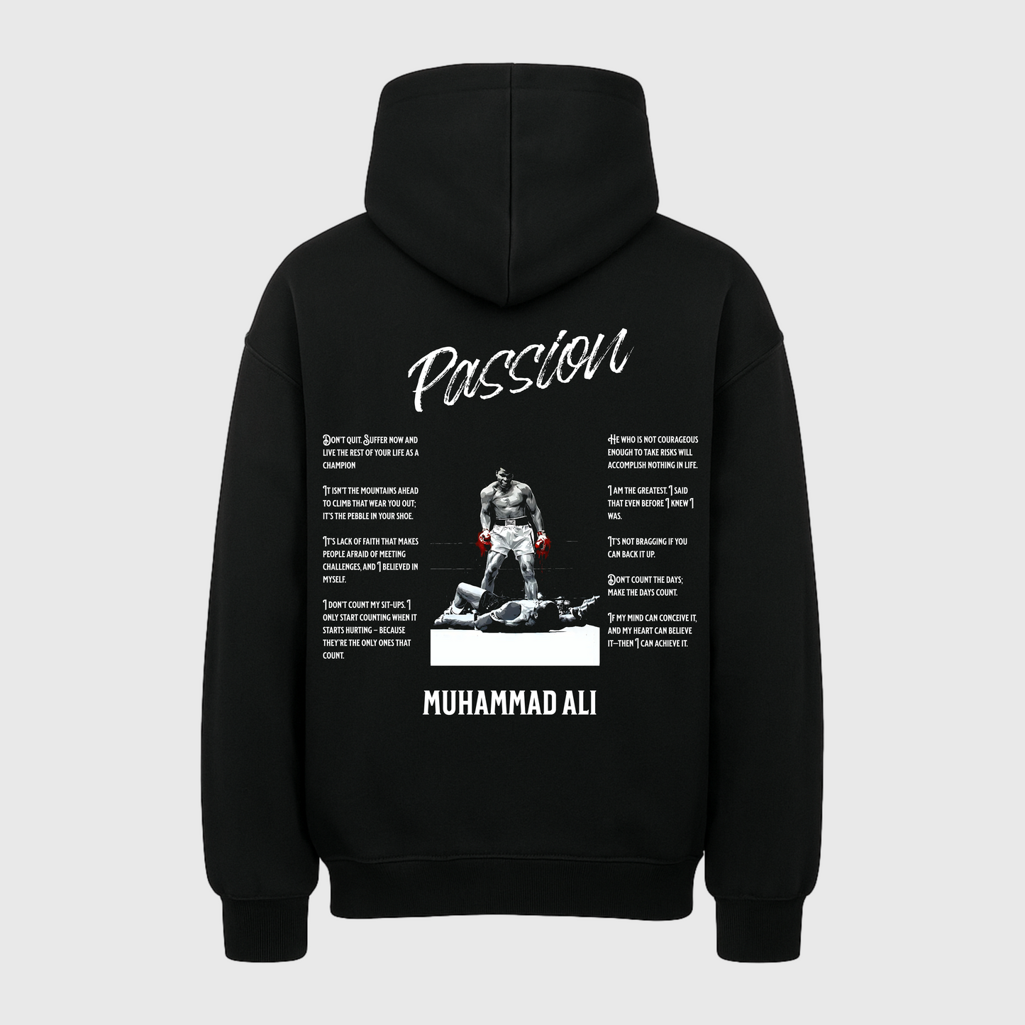 MUHAMMAD ALI PASSION - OVERSIZED HOODIE