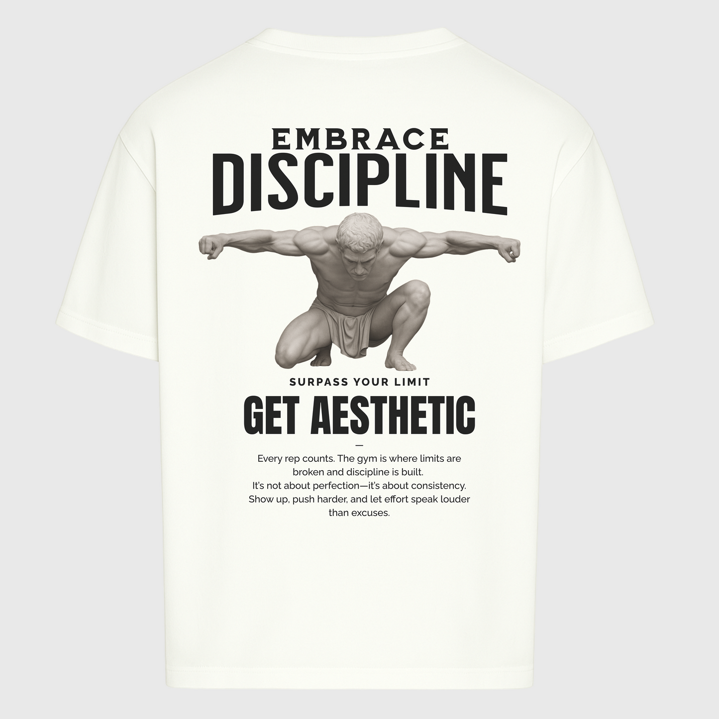 EMBRACE DISCIPLINE - OVERSIZED SHIRT