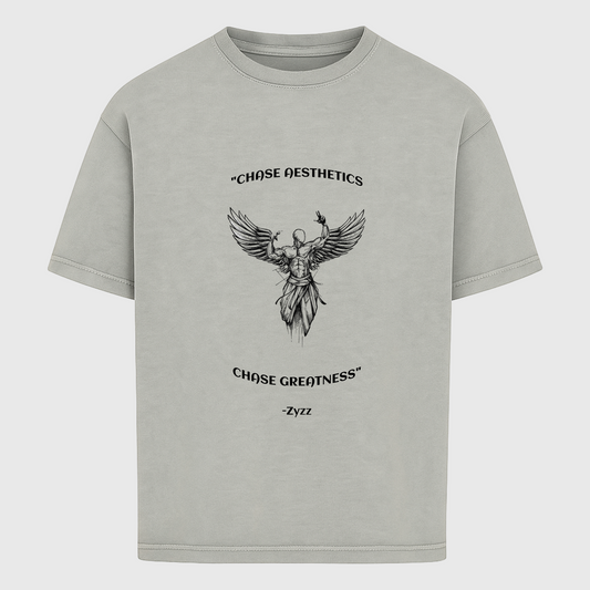 ZYZZ - "CHASE AESTHETICS, CHASE GREATNESS" - OVERSIZED SHIRT